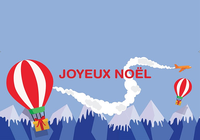Carte de Noël format word
