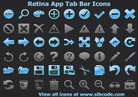 Retina App Tab Bar Icons