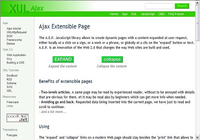 Ajax Extensible Page