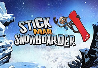 Stickman Snowboarder
