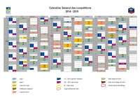 Calendrier général des compétitions de football 2014/2015
