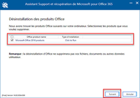 Outil de désinstallation Microsoft Office