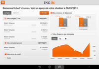 ING Smart Banking pour tablet