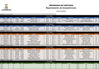 Calendario Copa Libertadores 2019 (fase 1 - fase de grupos)