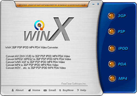 WinX IPOD 3GP PSP PDA MP4 Video Converter