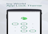 Icy World: App Lock Theme