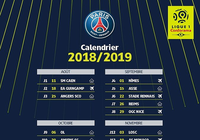 Calendrier PSG Ligue 1 2018-2019