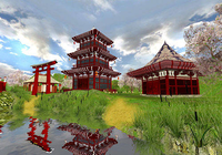 Japanese Garden 3D Screensaver