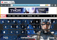 Captain America: TWS Keyboard