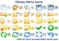 Glossy Menu Icons
