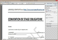 Modèle de Convention de Stage Obligatoire