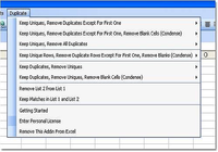 Excel Unique & Duplicate Data Remover