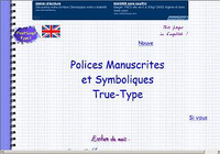 17 Polices Manuscrites True-Type