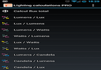 Lighting calculations PRO Key