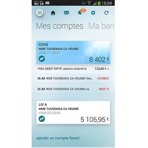 comment mettre a jour application ma banque credit agricole