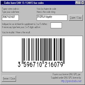 Télécharger Code Barre Ean13 Pour Windows Freeware
