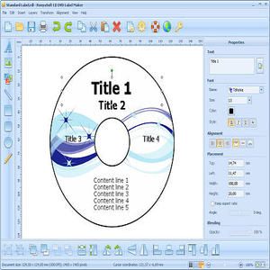 ronyasoft cd dvd label maker curved text