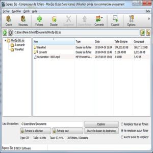 download express zip file compression software