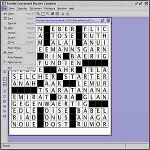 Arensus crossword puzzle editor for mac