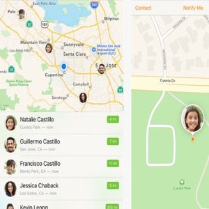 localiser mes amis android ios