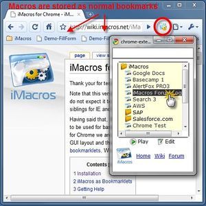 Imacros firefox addon