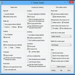 download 7+ Taskbar Tweaker 5.14.3.0 free