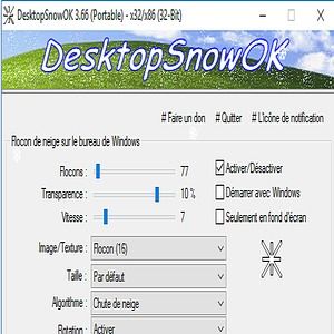desktop snow ok free download