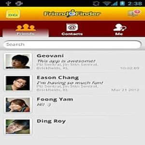 how to use digi friend finder
