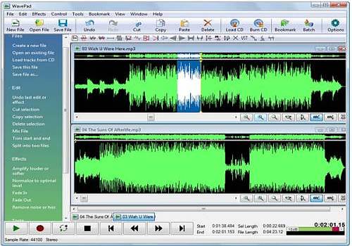 download wavepad free audio editor for pc