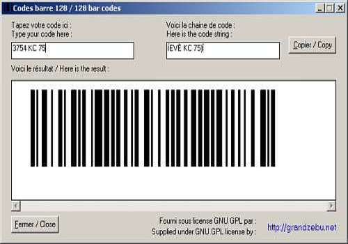 Télécharger Code Barre 128 Pour Windows Freeware