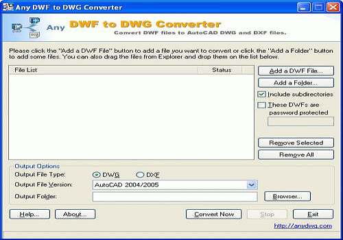dwf converter to dwg