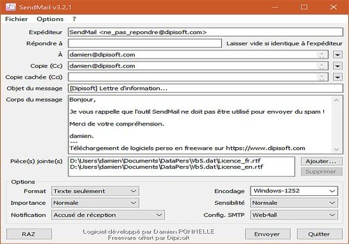 Настройка ssl sendmail windows