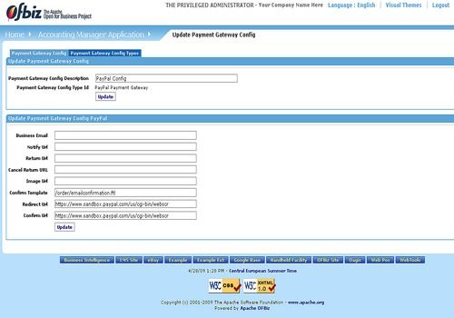 TÉLÉCHARGER ERP OFBIZ