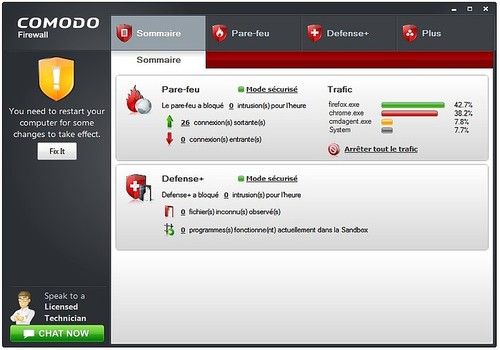 comodo firewall download offline installer