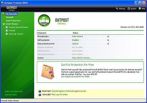 TÉLÉCHARGER COMODO FIREWALL