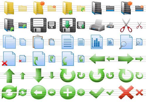 Download Large Toolbar Icons for Windows | Demo