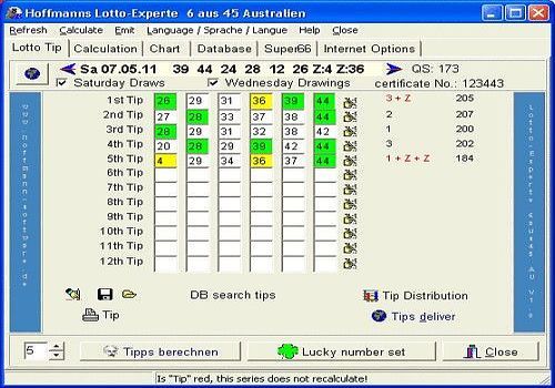 Australian Lotto Software