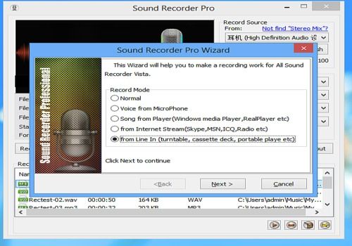 Usb audio record pro