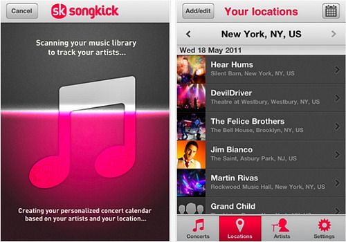download songkick