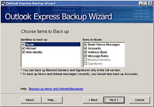 windows backup asks to purchase express zip