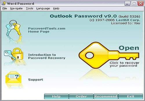 outlook password manager outlook password manager