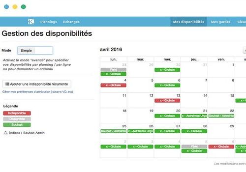 Télécharger Planning de garde  Site