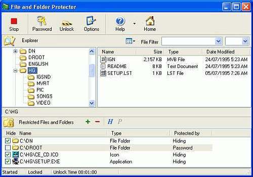 folder protector for pc