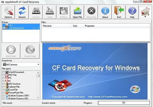 32 gb cf card recovery