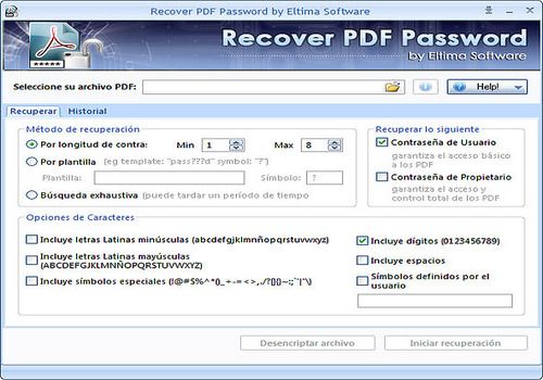 eltima recover pdf password