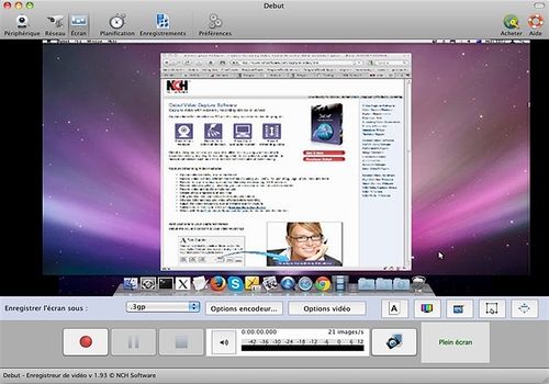 debut video capture software mac